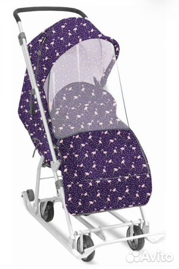 Санки коляска nika