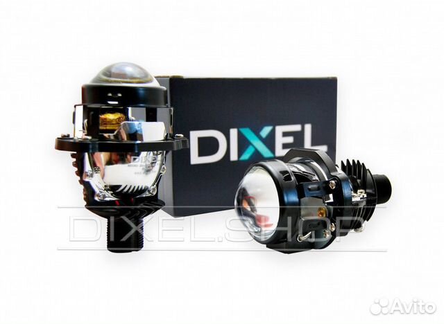 Bi-Led линзы Dixel mini H18 1.8 дюйма 5000k (2шт.)