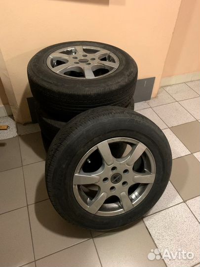 Колёса 15R, 65 1 5 x 110 мм, Borbet с Bridgestone