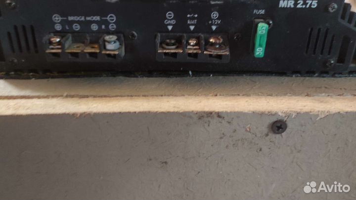 Сабвуфер и усилитель