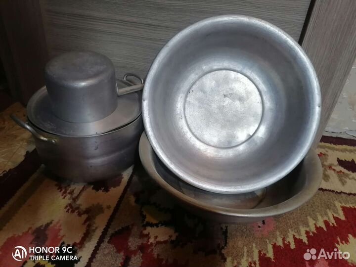 Таз алюминиевый