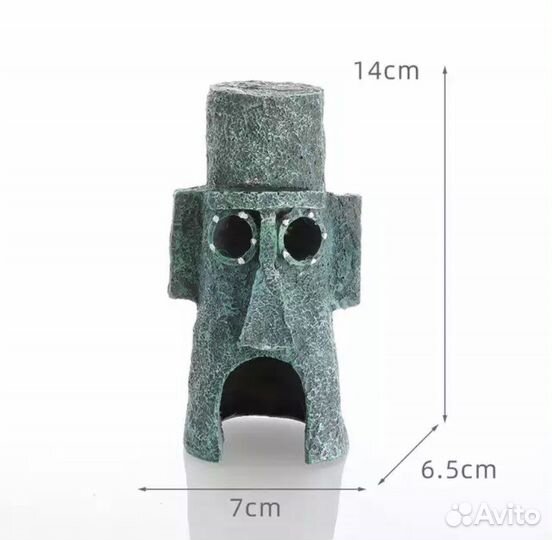 Декорации для аквариума. Спанч Боб