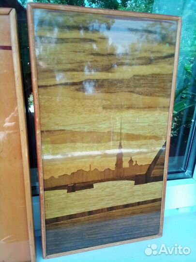 Деревянное панно, винтаж СССР