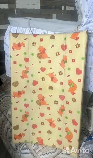 Детская кроватка люлька с маятником