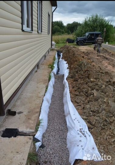 Монтаж наружных сетей водопровода и канализации