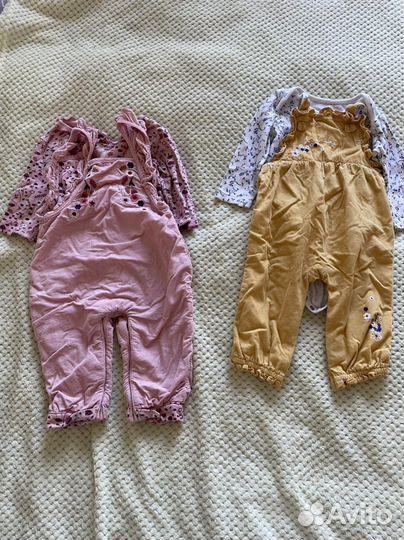 Пакет фирменных вещей на девочку от 6 мес
