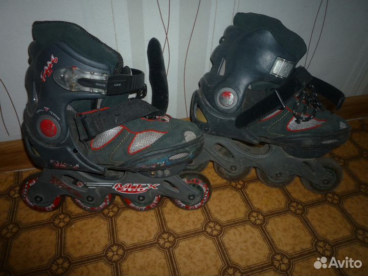 Коньки роликовые р.32-36