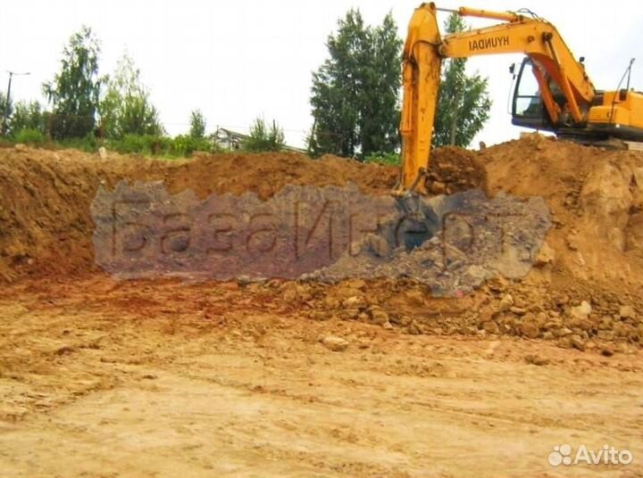 Глина для отсыпки участков с доставкой от 1 м3