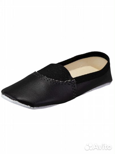 Чешки гимнастические черные белые серебро тм Пумка