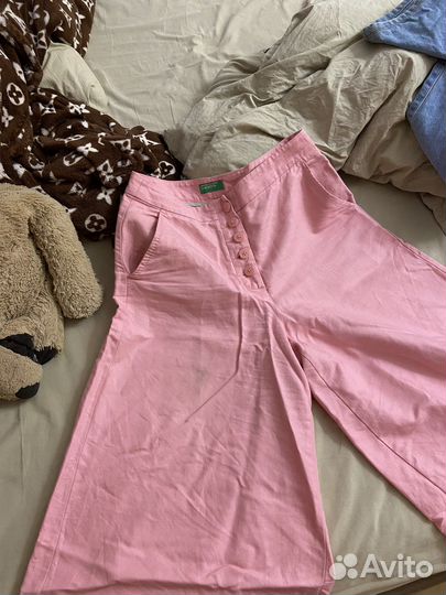 Льняные кюлоты женские