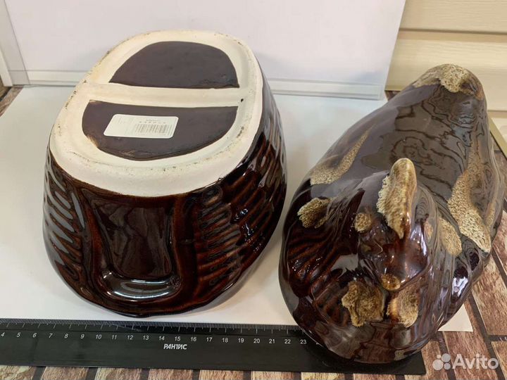 Жаровня керамика Курица для запекания