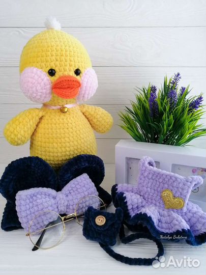 Уточка лалафанфан вязаная