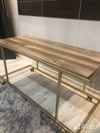 Журнальный столик в стиле лофт