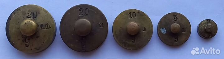 Гирьки гири для весов. СССР