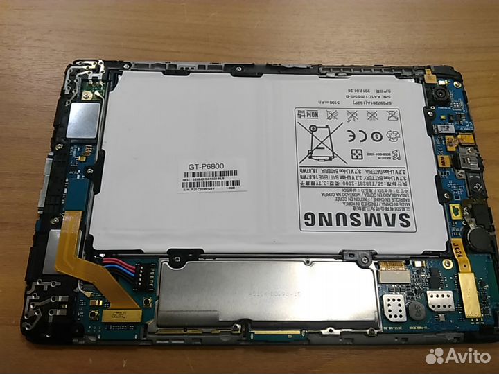 Samsung GT-P6800,дисплей,плата,шлейф,запчасти
