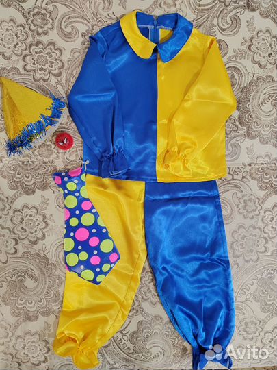 Новогодний костюм для мальчика клоун