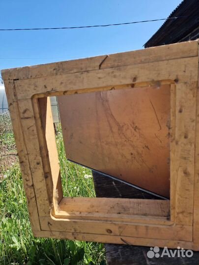 Оконный блок деревянный