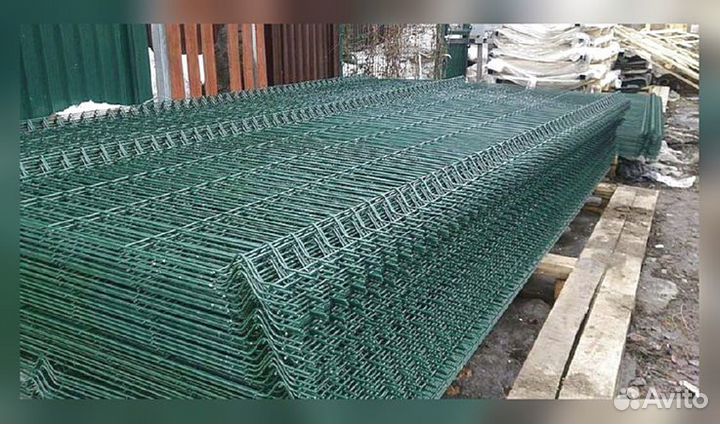 Забор из 3д сетки