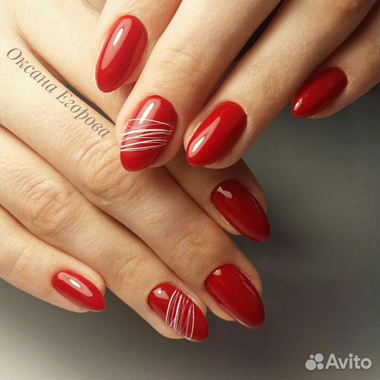 Маникюр с гель-лаком, педикюр, укрепление