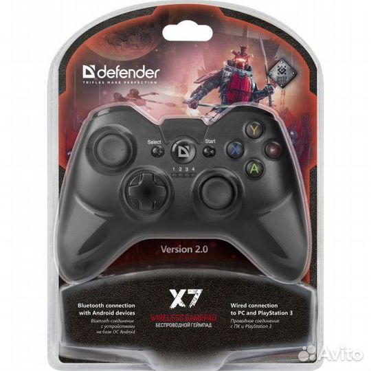 Геймпад Defender X7 Bluetooth, USB, Android