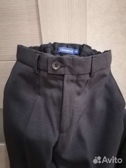 Школьный костюм для мальчика серый 140