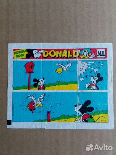 Вкладышы от жвачки 90х