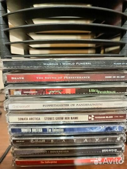 Лицензионные компакт диски метал-групп