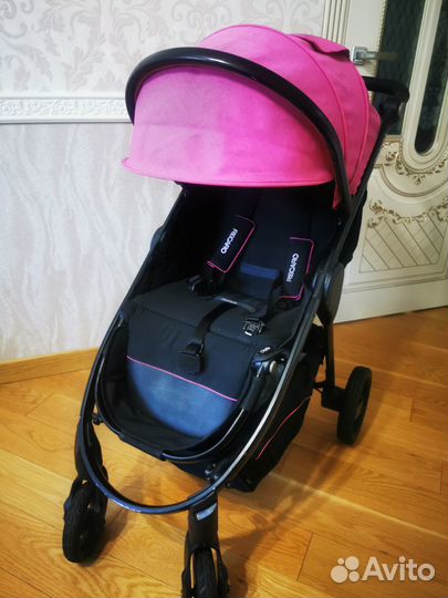 Прогулочная коляска + велосипед с ручкой