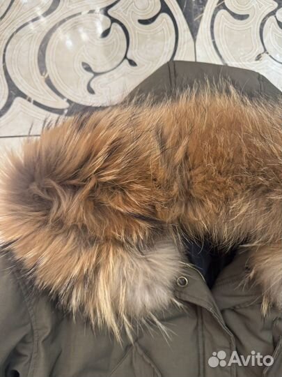 Парка с натуральным мехом