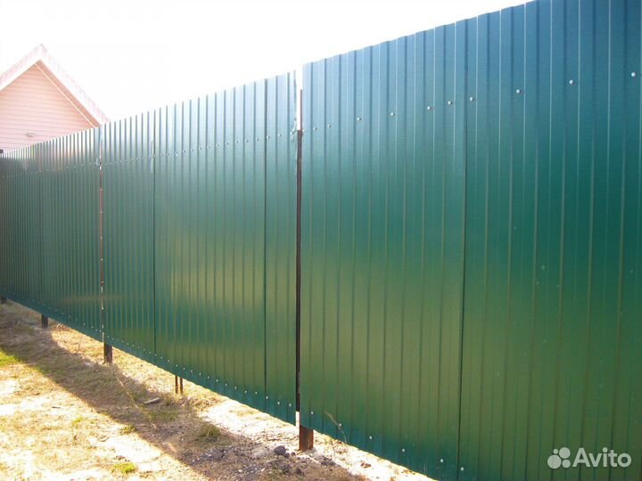 Забор из профнастила