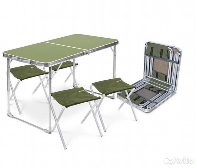 Комплект мебели походный (стол и 4 стула)