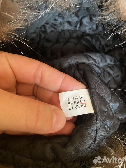 Шапка из чернобурки женская