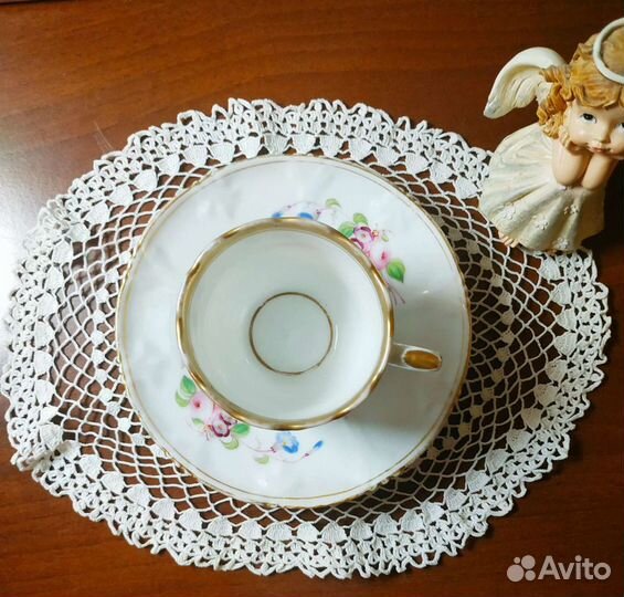 Антикварная кофейная пара 