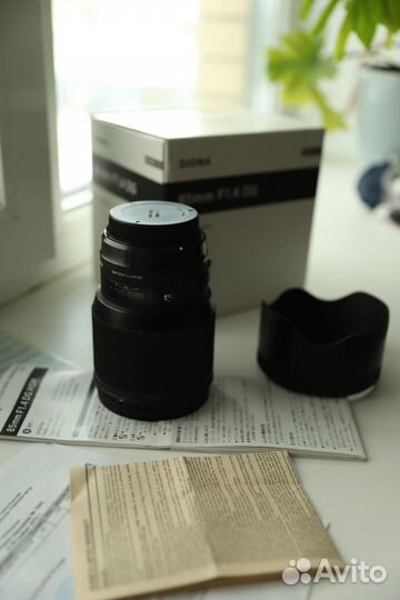 Sigma 85mm 1.4 art DG для Canon