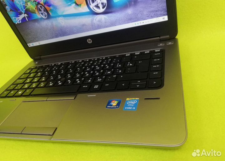HP Ноутбук 4 ядра i5 экран 14 8 гб Ssd Windows 10
