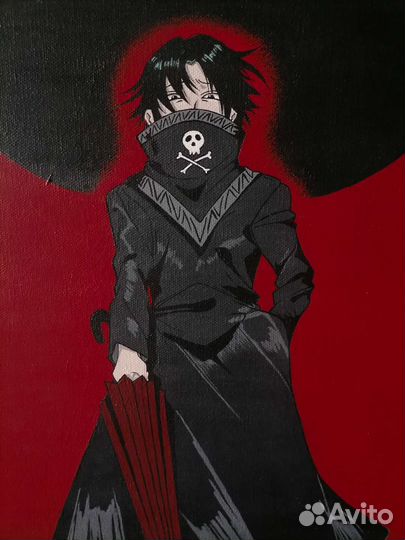 Картина акрилом Аниме