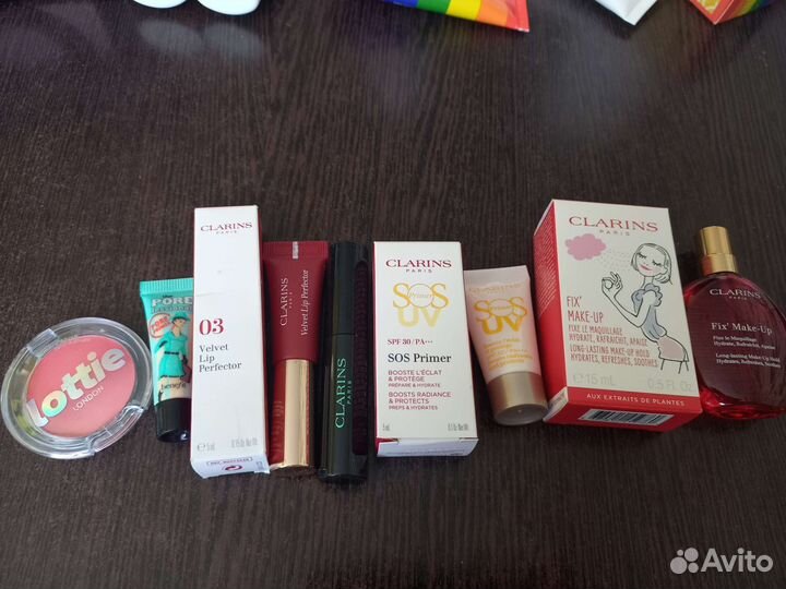 Косметика clarins, kenzo, lottie