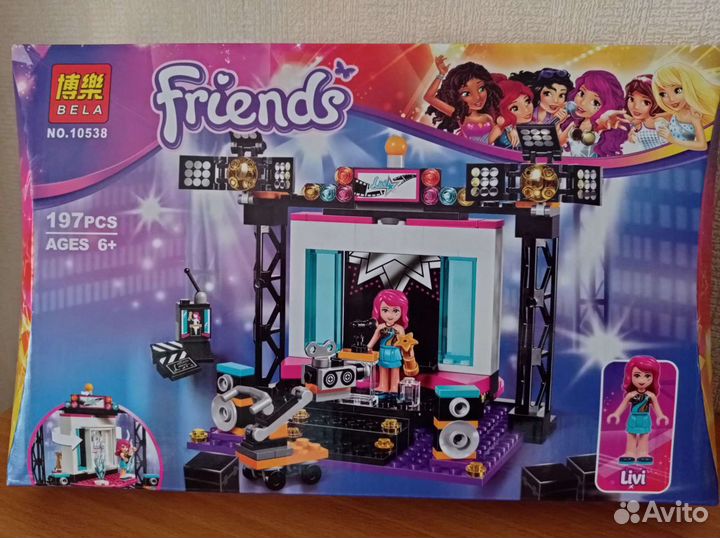 Конструктор Friend 10538 Поп-Звезда Телестудия