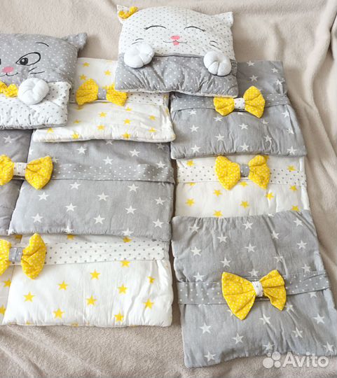 Бортики в детскую кроватку (бронь)