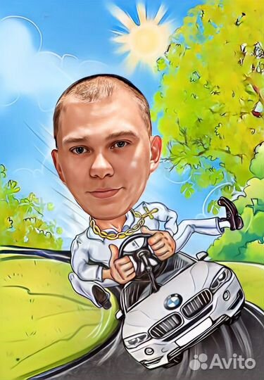 Шарж, арт портрет