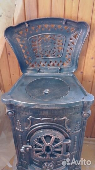 Печь буржуйка камин