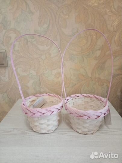 Корзина плетеная из бамбука