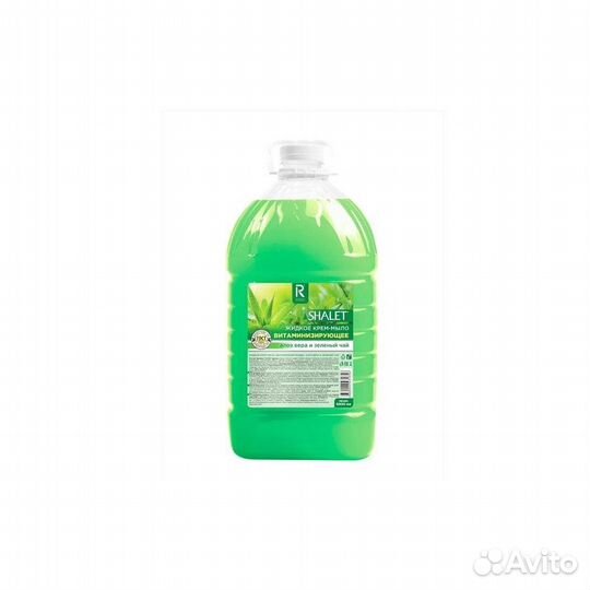 Shalet Жидкое крем-мыло 5,0 л Зеленый чай и алоэ в