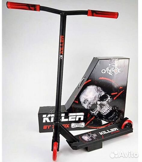 Трюковой самокат Ateox Killer Red