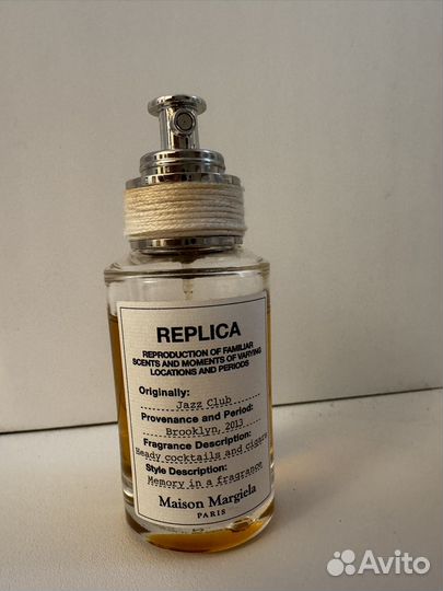 Maison margiela replica jazz club 30 мл
