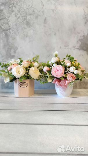 Композиции из искусственных цветов