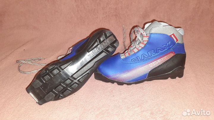 Лыжные ботинки marax 34 размер