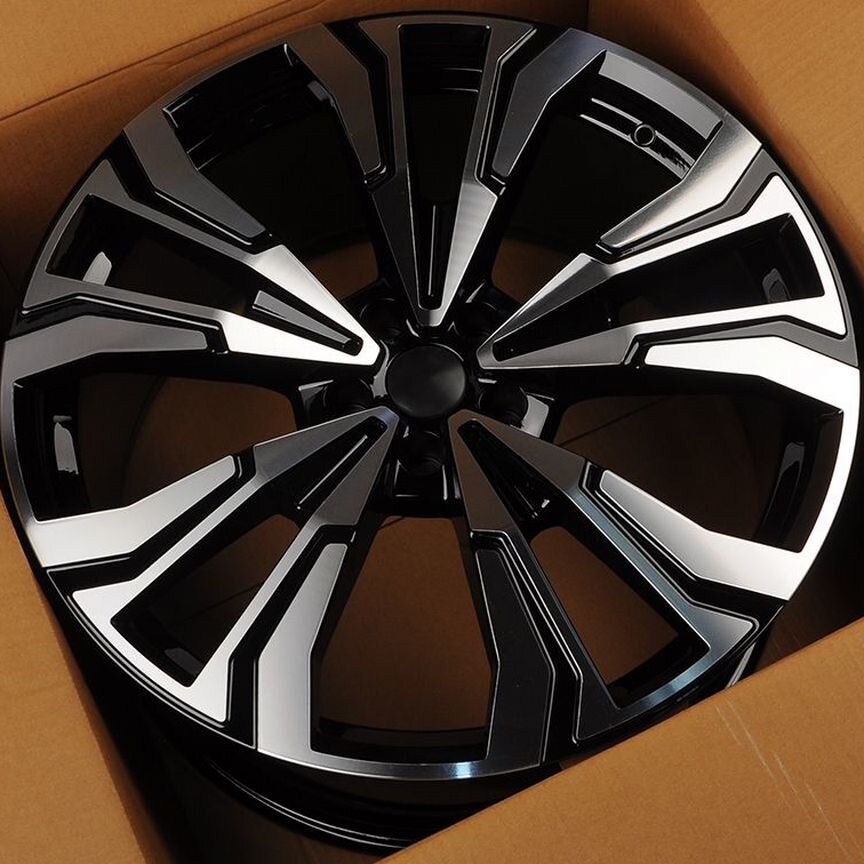 Диски на BMW X5 (G), BMW X6 (G), BMW X7 (G) HMD 4337 9.5x21/5x112 D66.6 ET33 Black Machine Face лито
