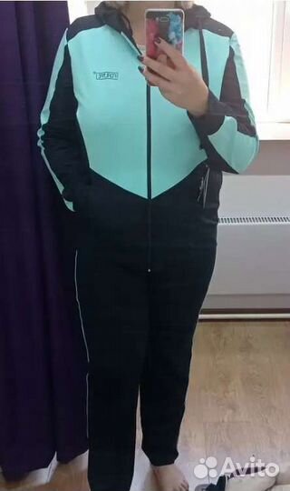 Качественный спортивный костюм 54-56р 95хлопок