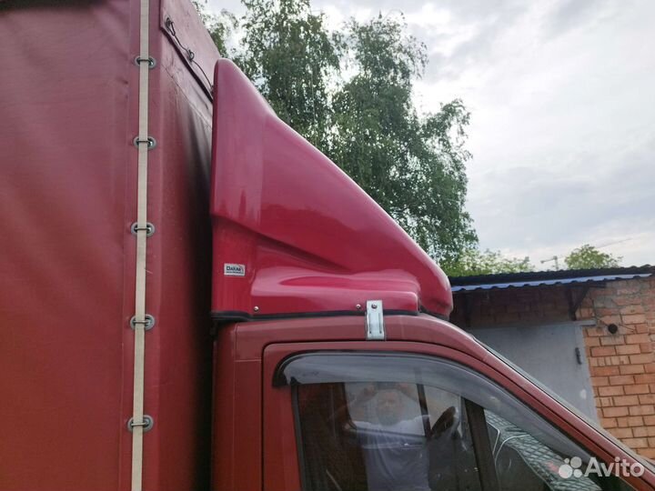 Спойлер на газель next 2.2 м(красный/Чили)